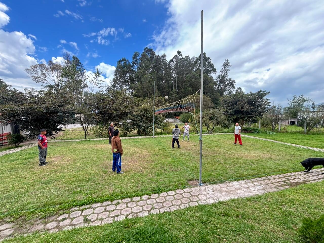 Cancha de vóley de Casa Santiago Girón